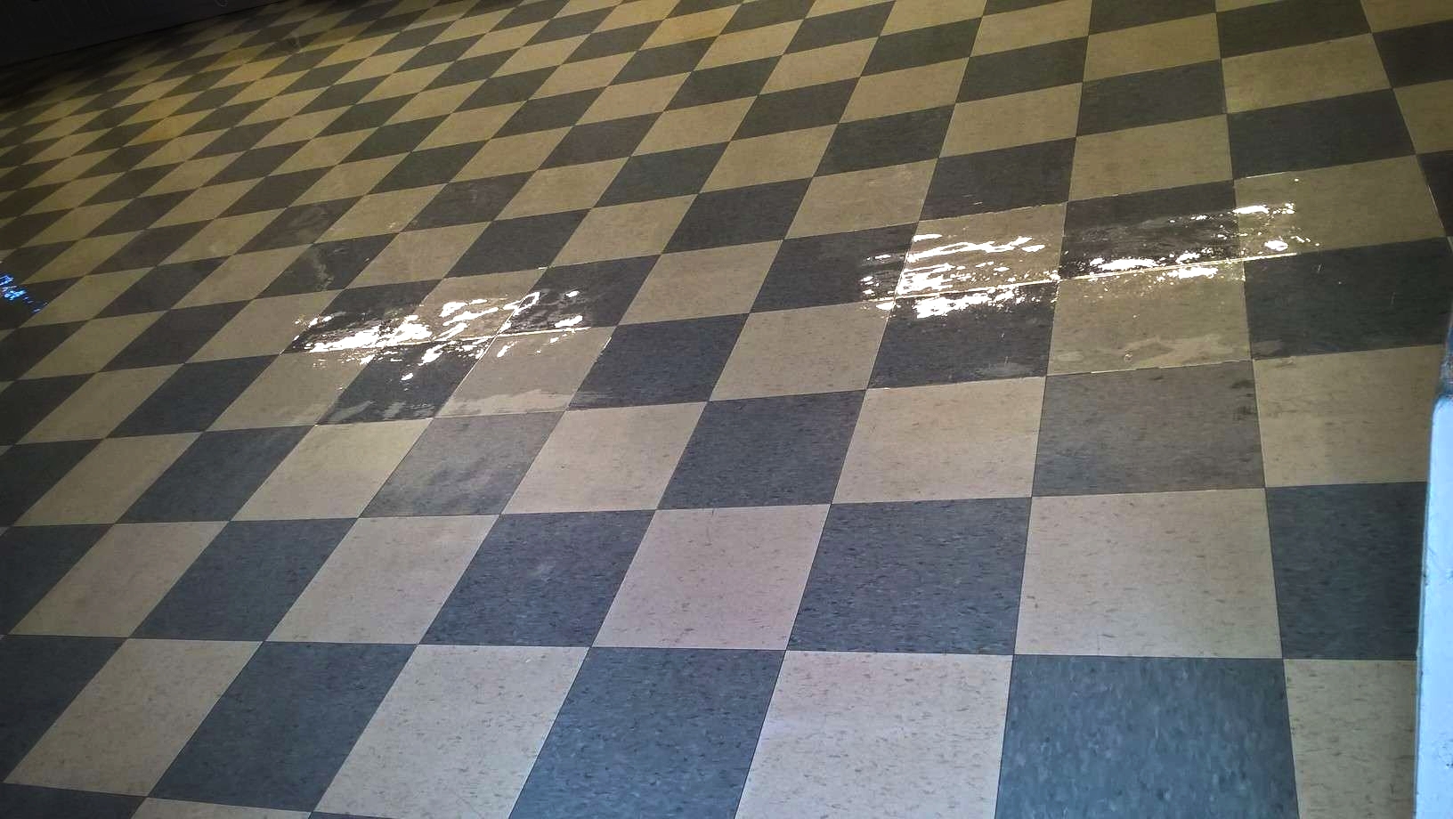Old VCT Floor Restoration Job in Crystal MN image 4