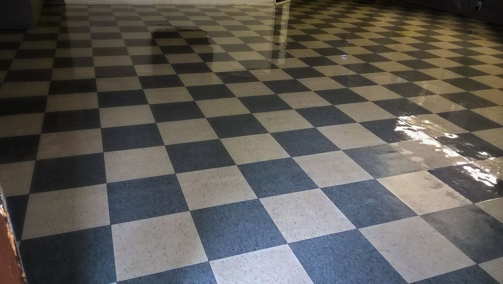 Old VCT Floor Restoration Job in Crystal MN image 9