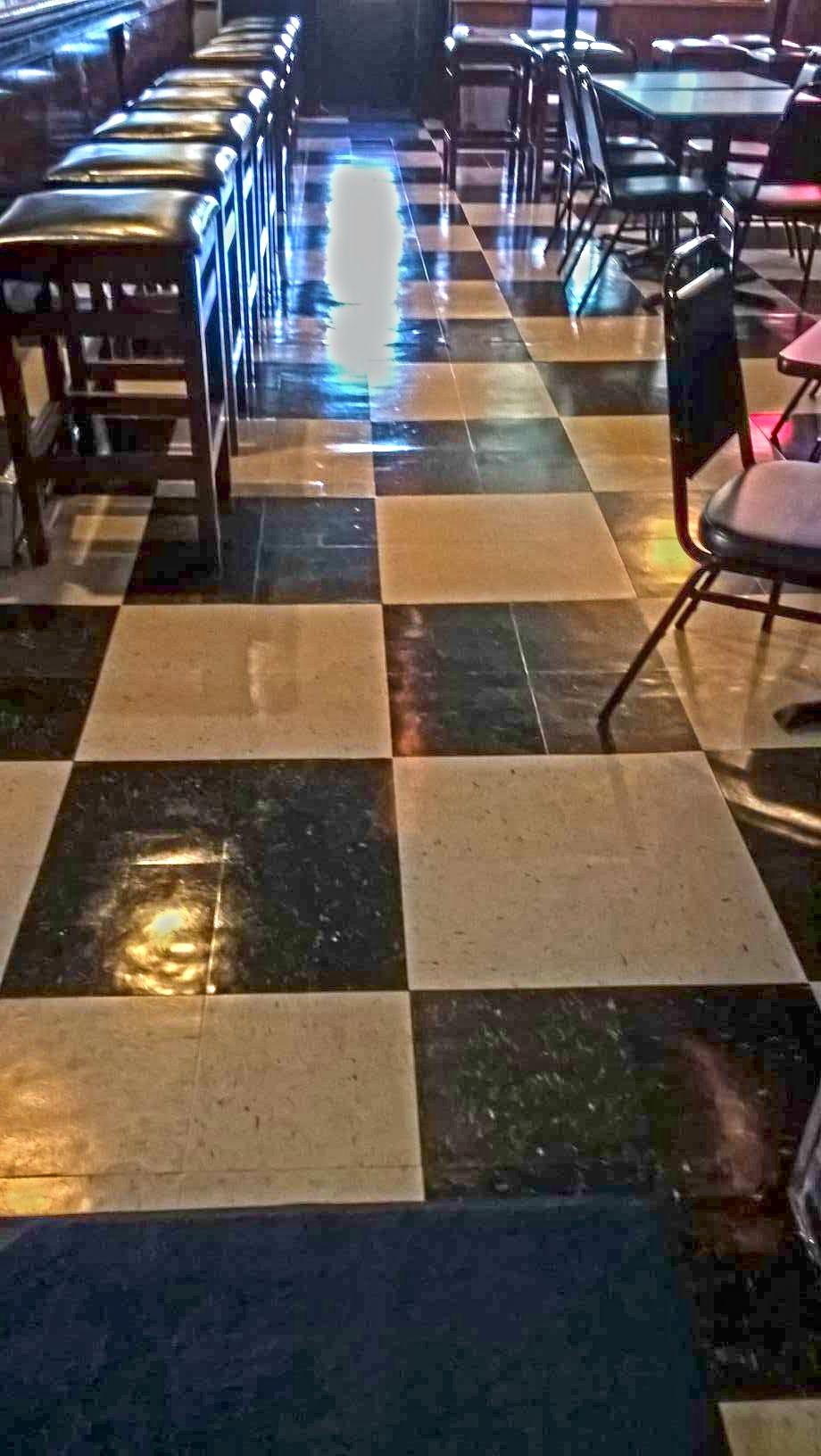 Old VCT Floor Restoration Job in St Michael MN image 1