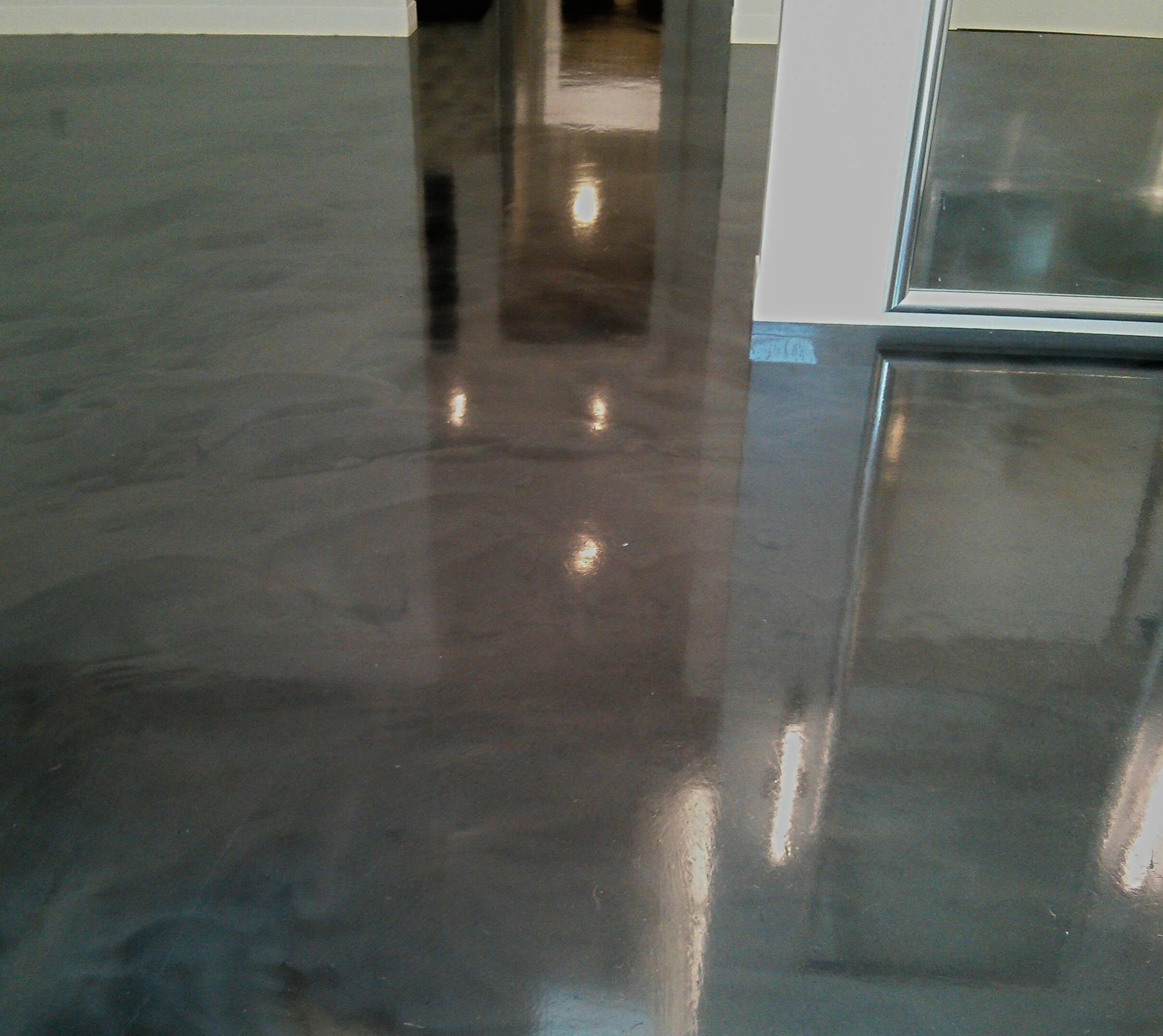 Polished Concrete Floor Gets Much Needed Scrub and ReCoat in Wayzata image 2