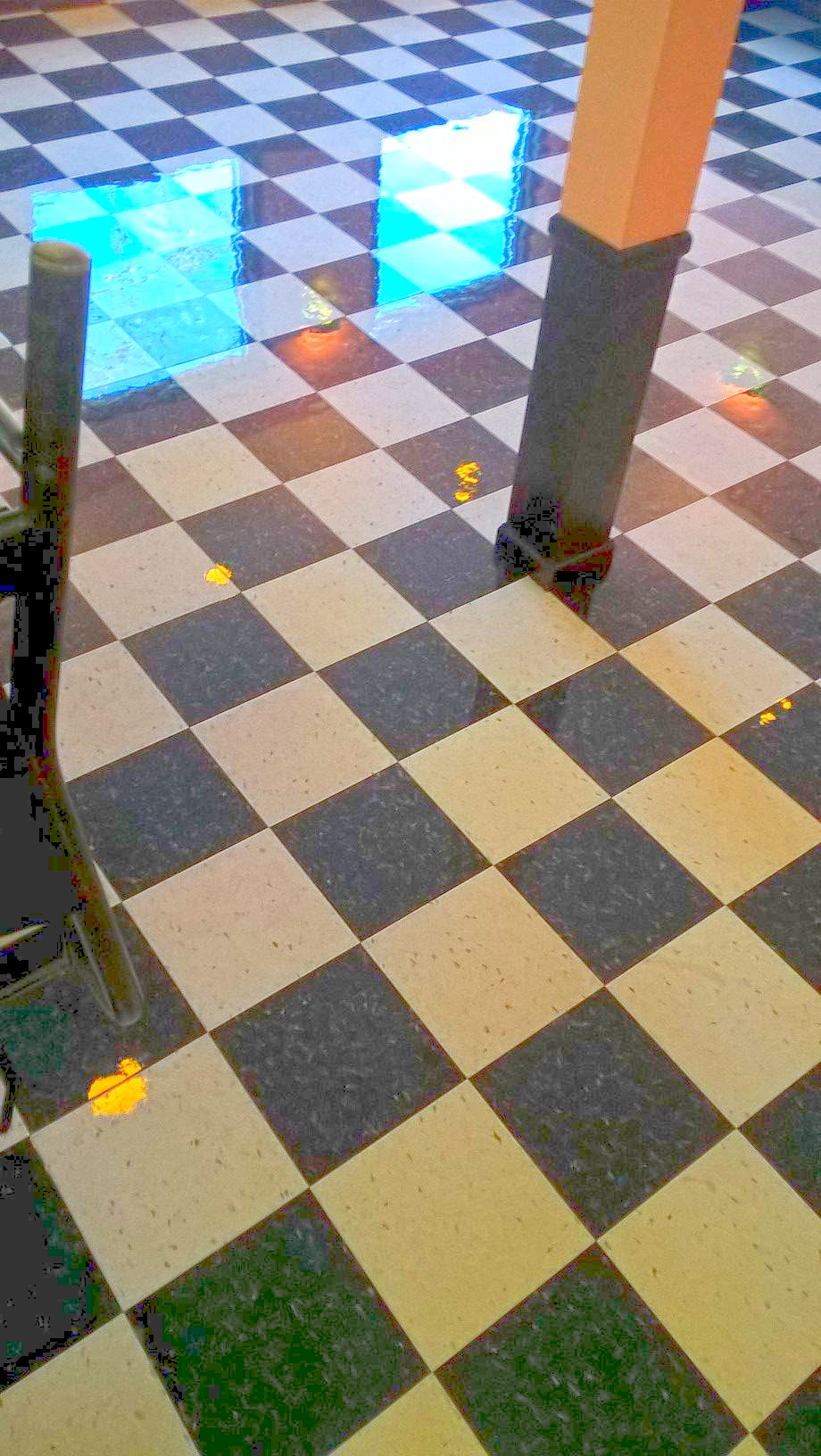 Restaurant VCT Floor Scrub and High Gloss Clear Coatings Job in Minneapolis image 6