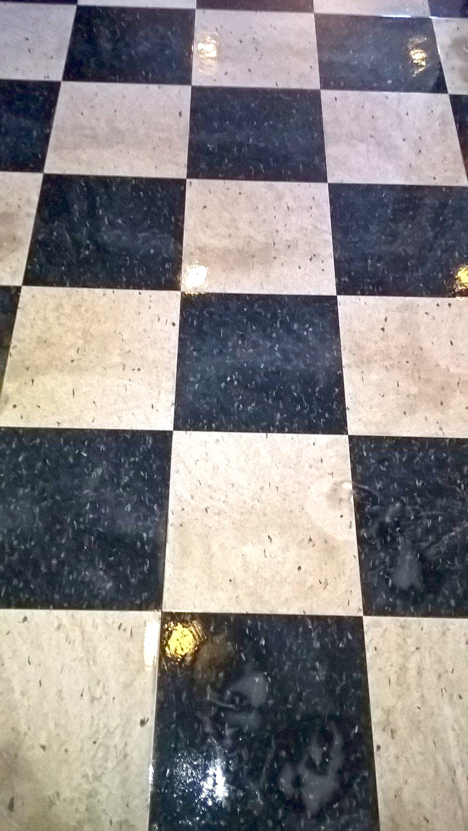 Restaurant VCT Floor Scrub and High Gloss Clear Coatings Job in Minneapolis image 12