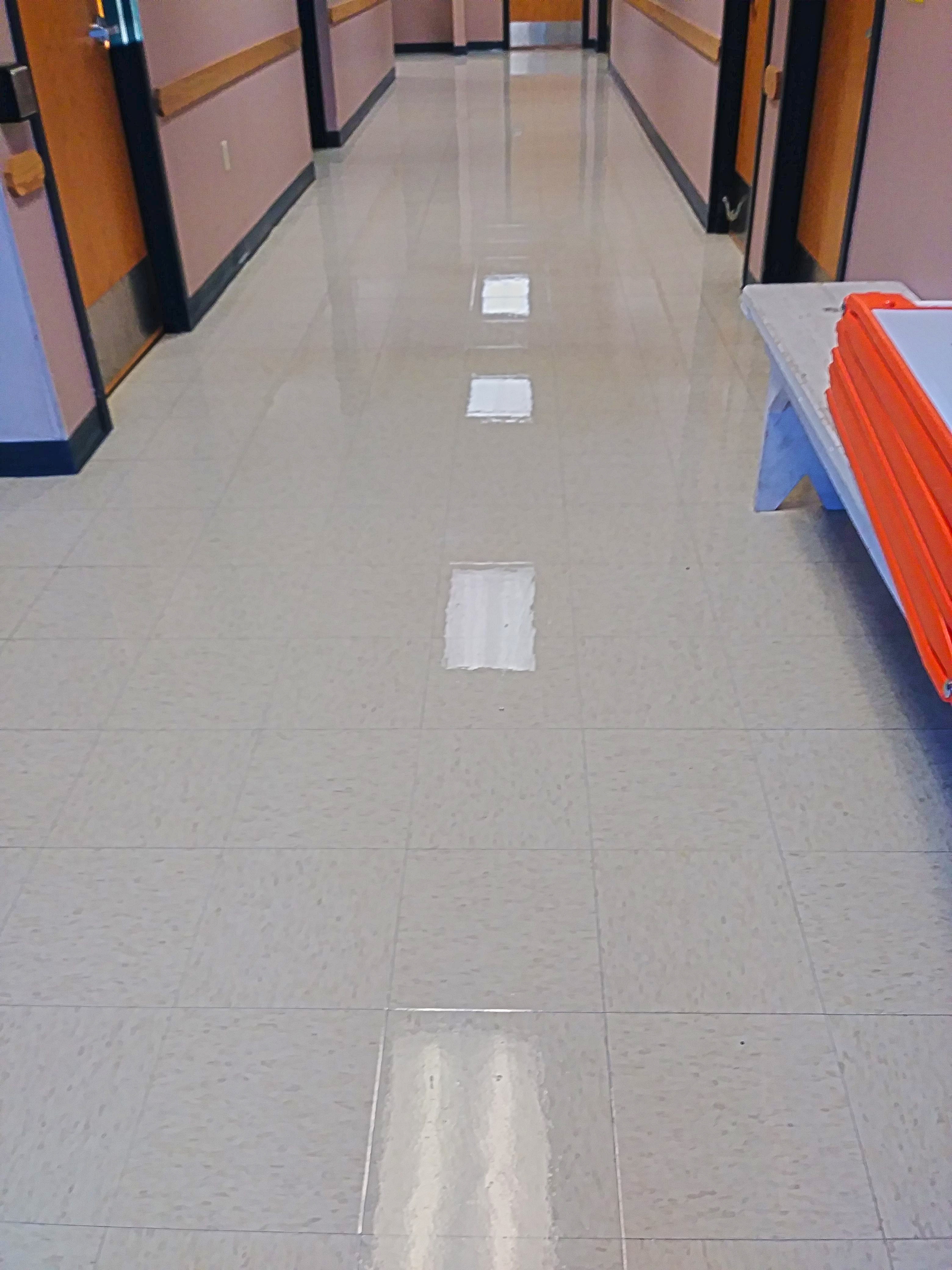 VCT Floors Clear Coating Job in Rural Hennepin County image 16