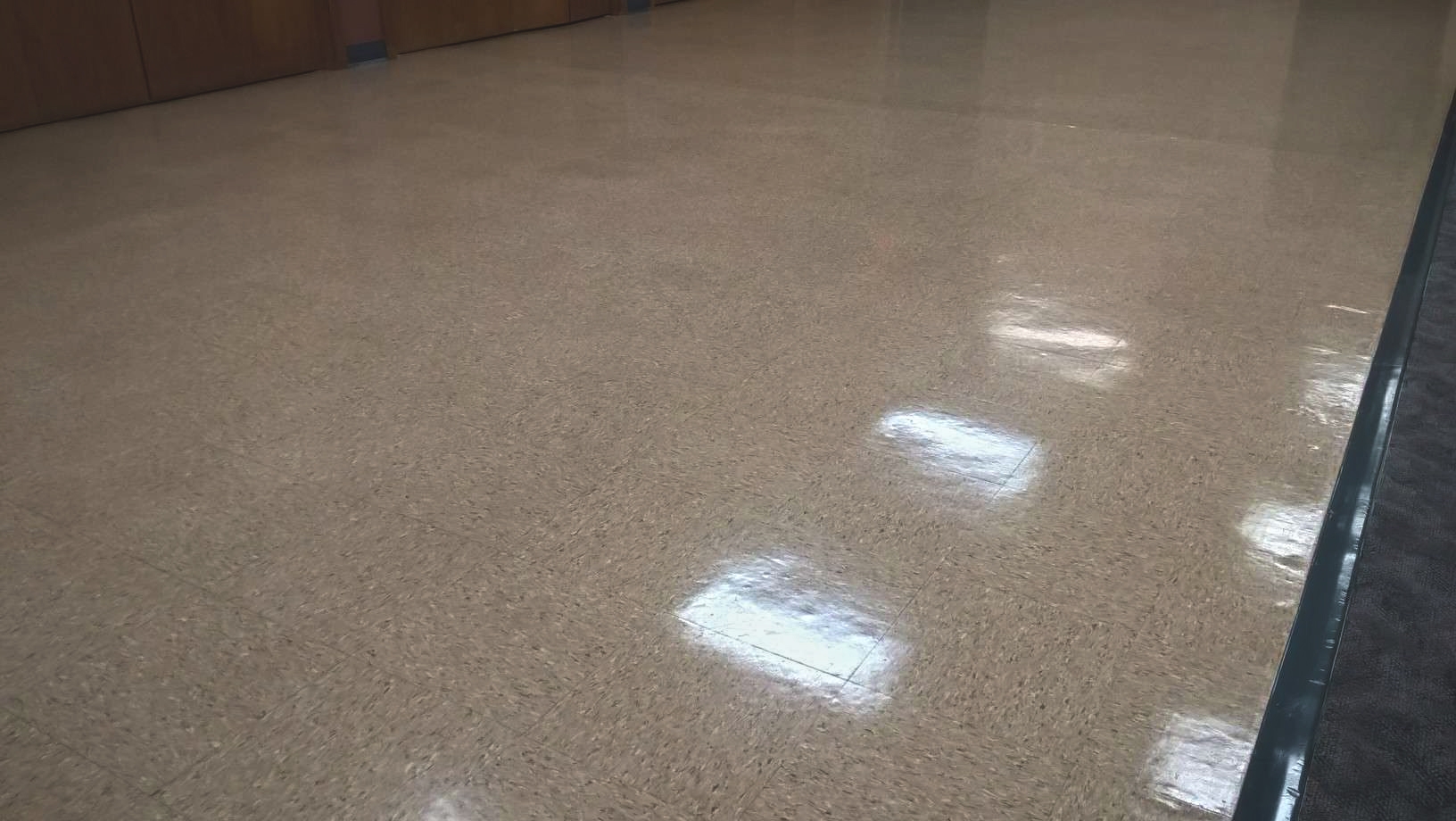 VCT Vinyl Floor Scrub and Re-Coat Services in Hanover image 1